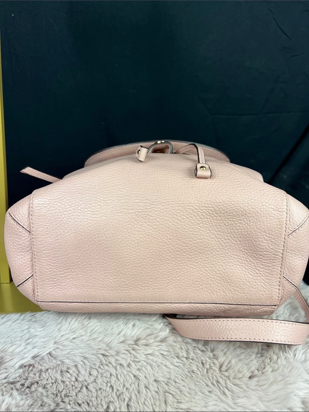 Michael Kors Riley Large Studded Leather Backpack Rose Pink 35F8CRLB7L